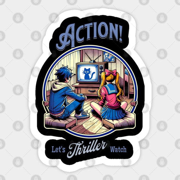 Action Sticker by TEENIE DESIGN